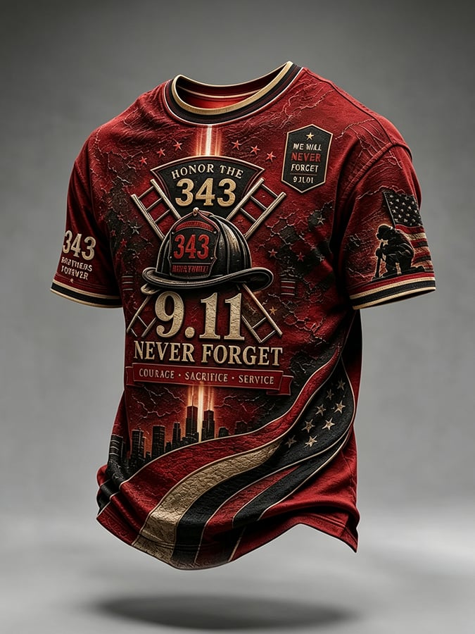 Men's 9.11 Never Forget Shirt