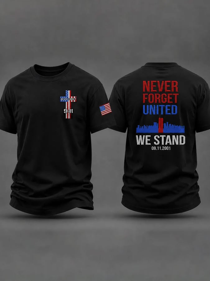 Men's 9.11 Never Forget Printed T-shirt