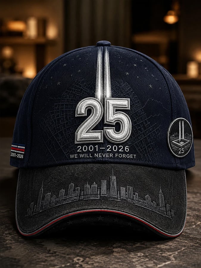 Men's 9/11 Memorial Print Hat