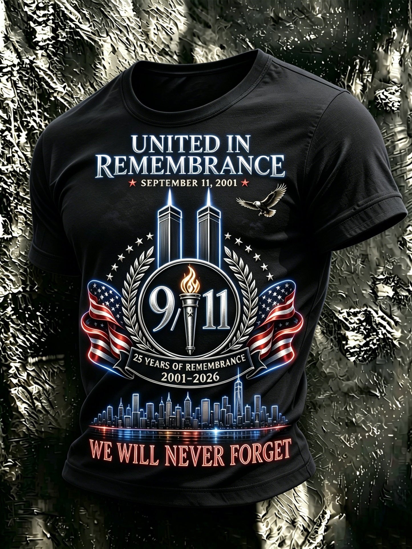 Men's 9/11 Memorial Graphic Top