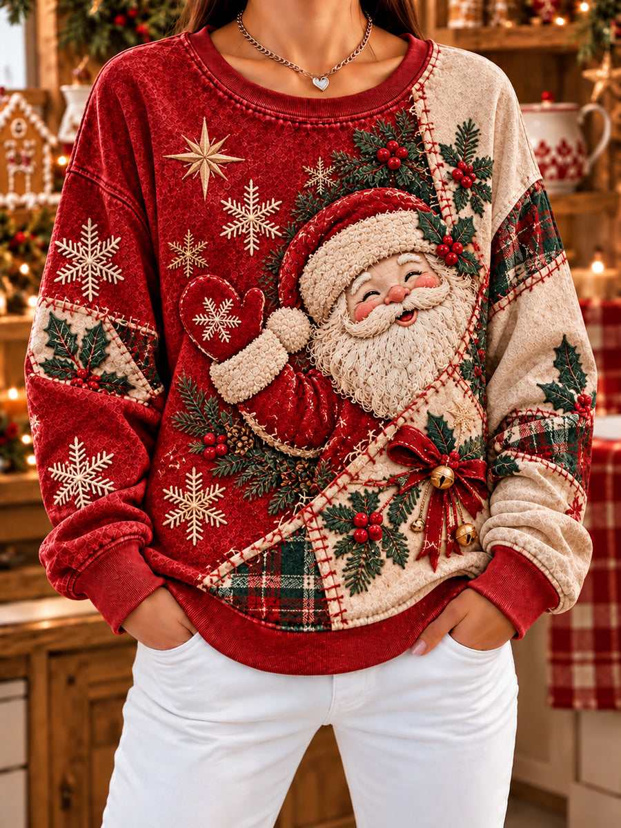 Women's Christmas Print Sweatshirt