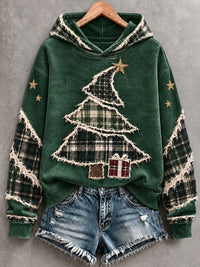 Women's Christmas Tree Art Hoodie