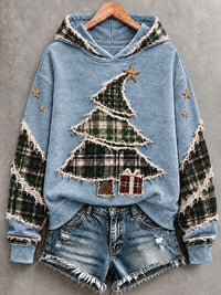 Women's Christmas Tree Art Hoodie