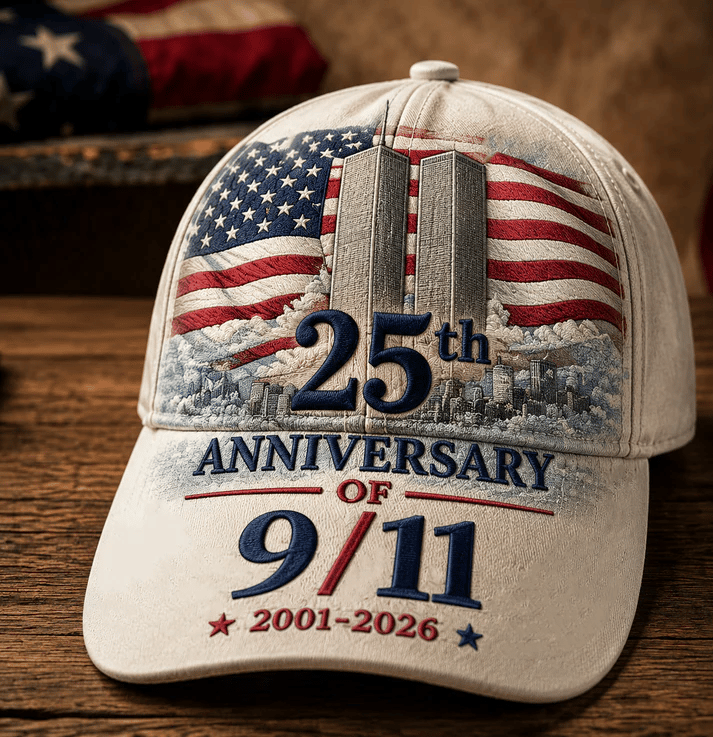 Unisex Retro 9.11 Never Forget Commemorative Printed Hat