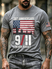 Men's USA 9/11 Print T-Shirt