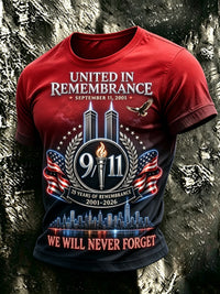 Men's 9/11 Memorial Graphic Top
