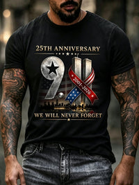 Men's 9.11 Never Forget Printed T-shirt