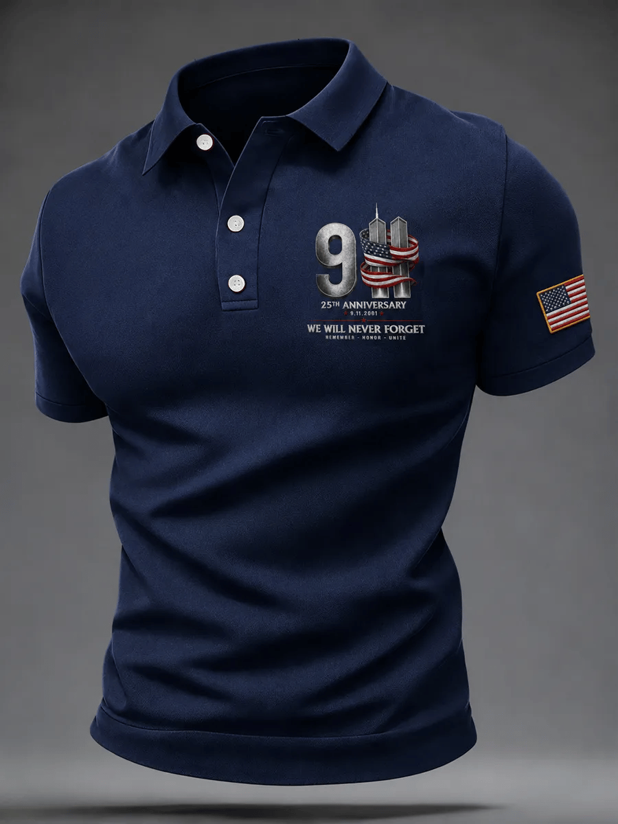 Men's 9.11 Never Forget Printing Shirts