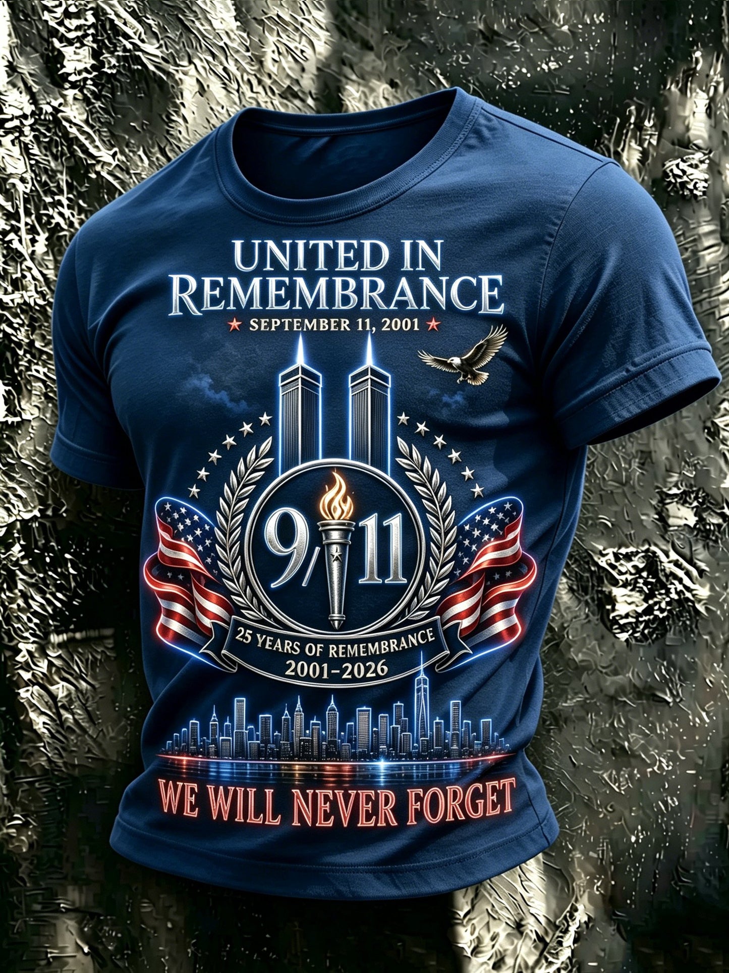 Men's 9/11 Memorial Graphic Top