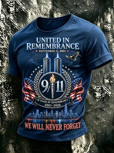 Men's 9/11 Memorial Graphic Top