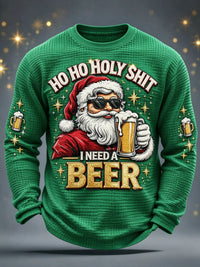 Men's Christmas Print Casual Top